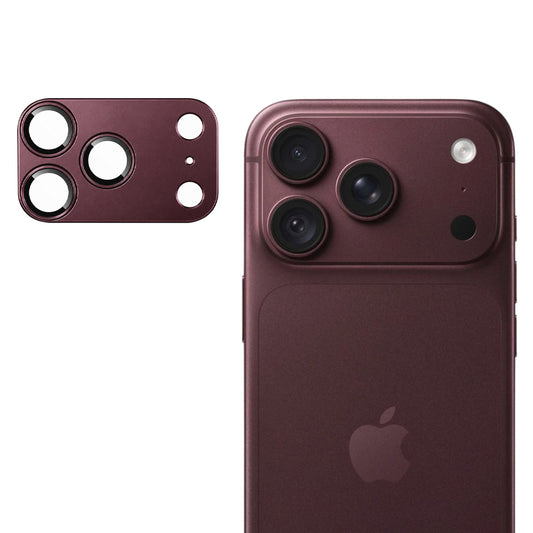 Techsuit beschermfolie voor de achtercamera van de Apple iPhone 18 Pro, gehard glas, bordeauxrood