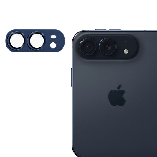 Techsuit beschermfolie voor de achtercamera van Apple iPhone Duo, gehard glas, marineblauw