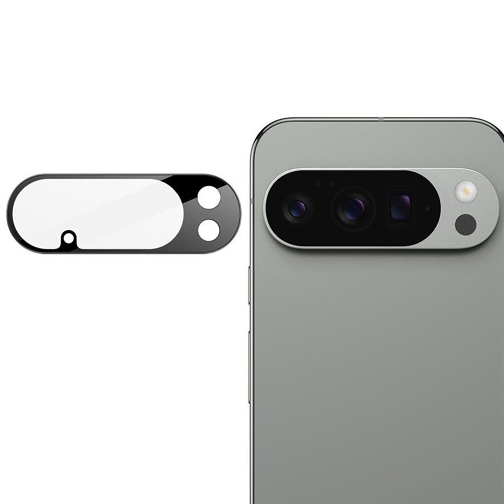 Techsuit Achtercamera Beschermfolie voor Google Pixel 10 Pro XL, Gehard Glas, Zwart