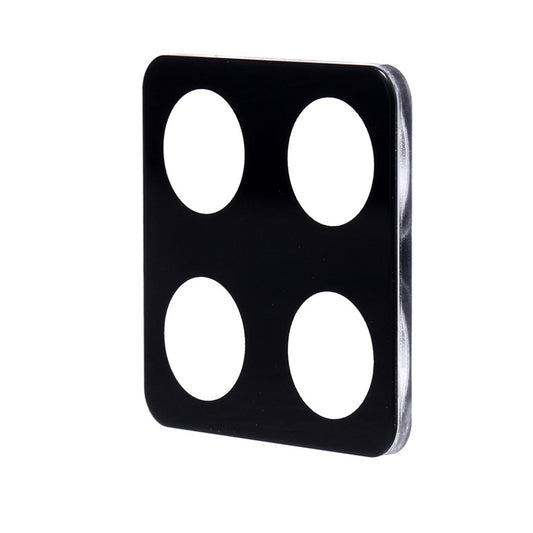 Beschermfolie Techsuit voor de achtercamera voor Honor 400 Smart 4G / X7d 4G / 400 Smart 5G, Gehard Glas, Zwart