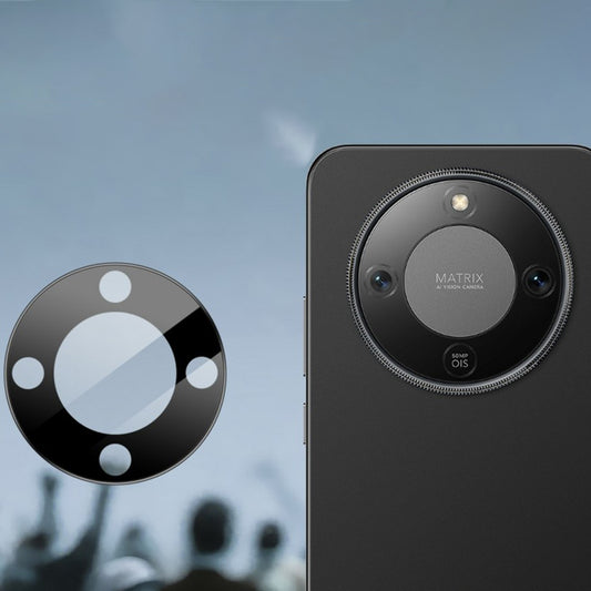 Beschermfolie Achtercamera Techsuit voor Honor Magic8 Lite, Gehard Glas, Zwart