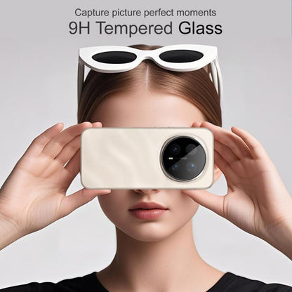 Beschermfolie Achtercamera Techsuit voor Honor Magic8 Pro, Gehard Glas, Zwart