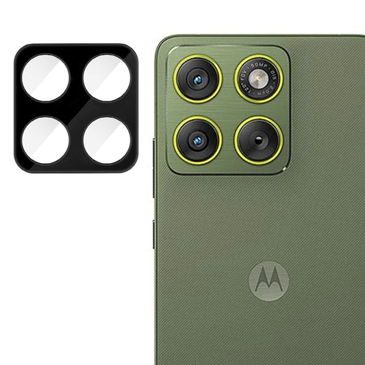 Beschermfolie Achtercamera Techsuit voor Motorola Edge 70, Gehard Glas, Zwart