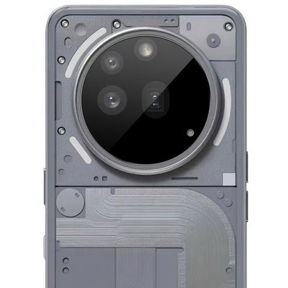 Techsuit Achtercamera Beschermfolie voor Nothing Phone (3a) Pro, Gehard Glas, Zwart