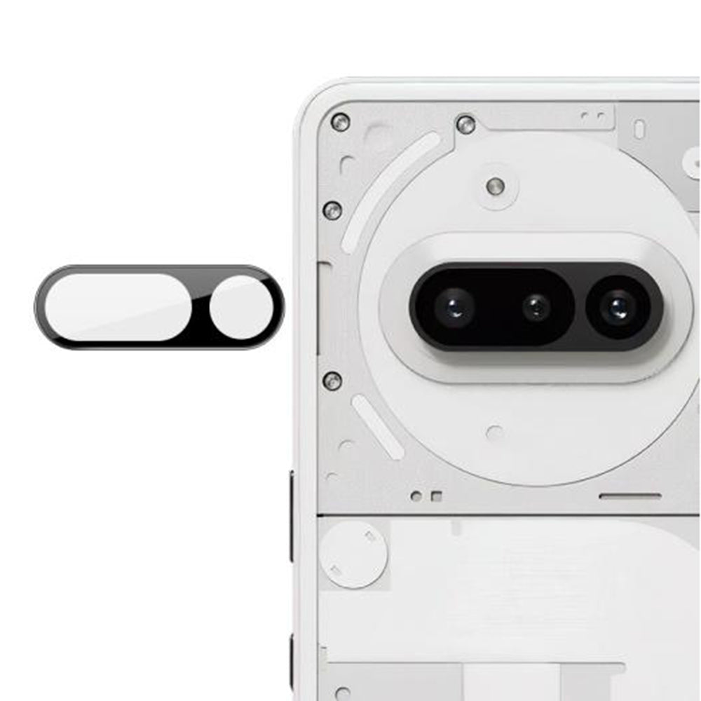 Techsuit Achtercamera Beschermfolie voor Nothing Phone (3a), Gehard Glas, Zwart