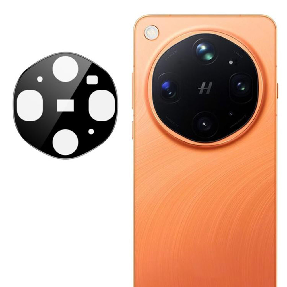 Techsuit Achtercamera Beschermfolie voor Oppo Find X9 Ultra, Gehard Glas, Zwart