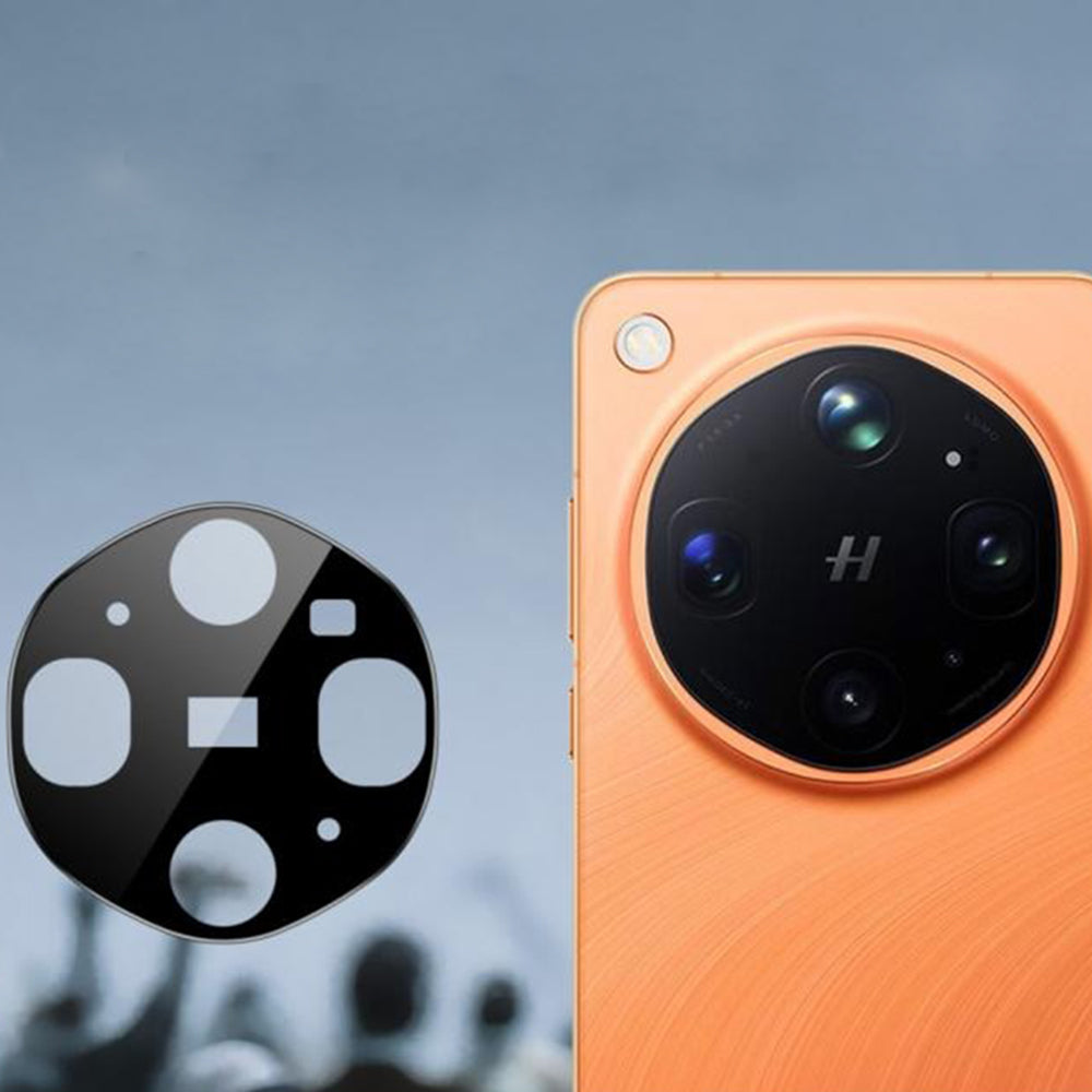 Techsuit Achtercamera Beschermfolie voor Oppo Find X9 Ultra, Gehard Glas, Zwart