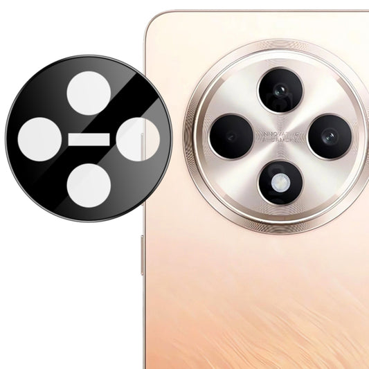 Techsuit Achtercamera Beschermfolie voor Oppo Reno12 FS 5G / Reno12 FS 4G / Reno12 F 4G / Reno12 F, Gehard Glas, Zwart