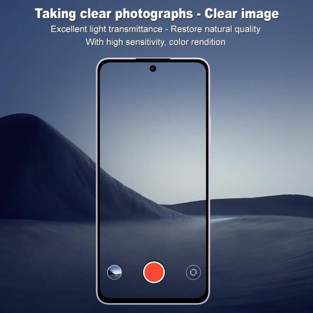 Techsuit Achtercamera Beschermfolie voor Oppo Reno13 FS 5G / Reno13 F 4G / Reno13 F, Gehard Glas, Zwart
