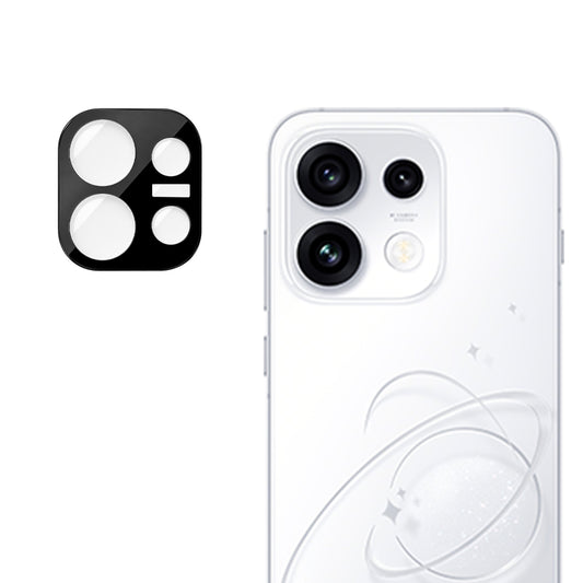 Techsuit Achtercamera Beschermfolie voor Oppo Reno16 Pro, Gehard Glas, Zwart
