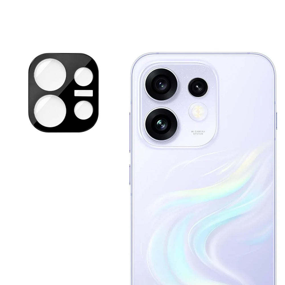 Techsuit Achtercamera Beschermfolie voor Oppo Reno16, Gehard Glas, Zwart