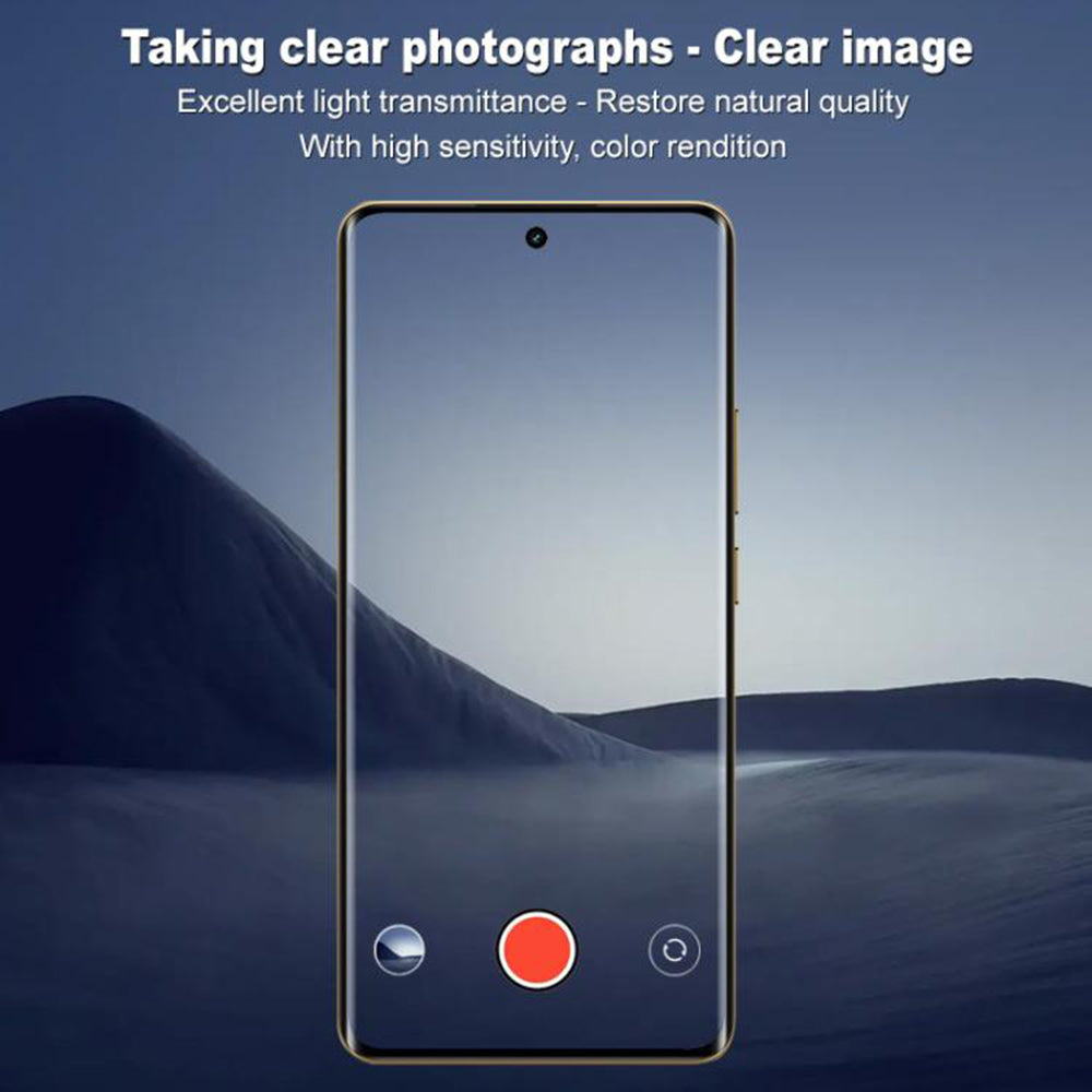 Techsuit Achtercamera Beschermfolie voor Realme 14 Pro, Gehard Glas, Zwart