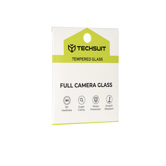 Techsuit Achtercamera Beschermfolie voor Realme 16, Gehard Glas, Zwart