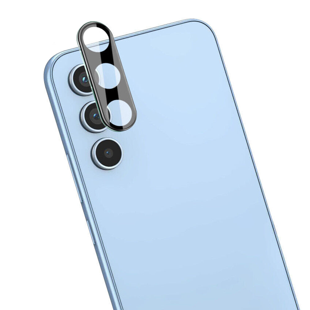 Beschermfolie Techsuit voor de achtercamera voor Samsung Galaxy A34 A346, Gehard Glas, Zwart