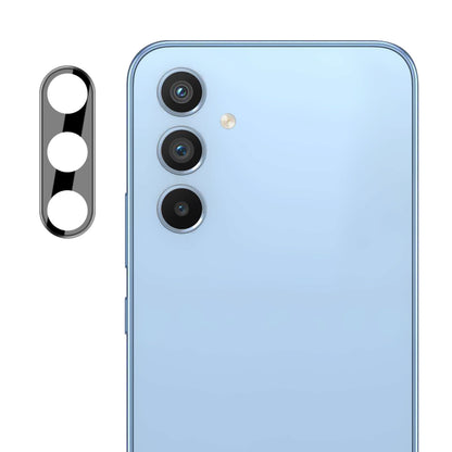 Beschermfolie Techsuit voor de achtercamera voor Samsung Galaxy A34 A346, Gehard Glas, Zwart