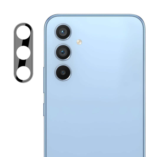 Beschermfolie Techsuit voor de achtercamera voor Samsung Galaxy A34 A346, Gehard Glas, Zwart