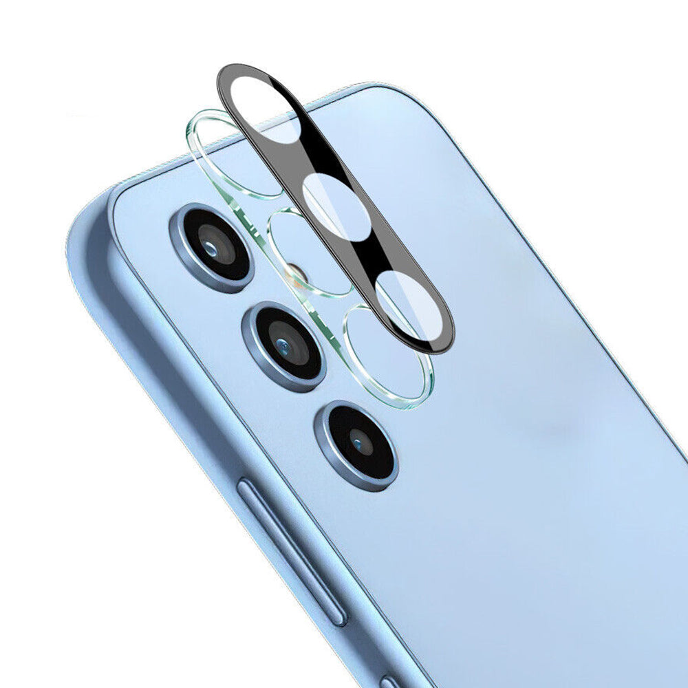 Beschermfolie Techsuit voor de achtercamera voor Samsung Galaxy A34 A346, Gehard Glas, Zwart