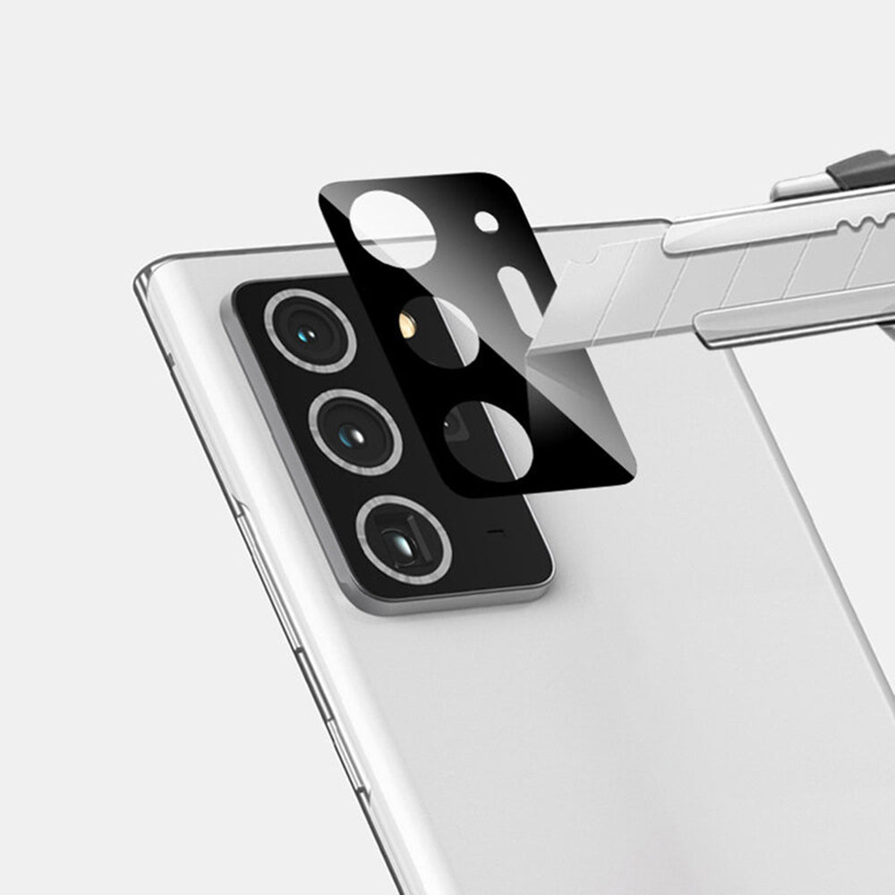 Techsuit achtercamera beschermfolie voor Samsung Galaxy Note 20 Ultra 5G N986 / Note 20 Ultra N985, gehard glas, zwart