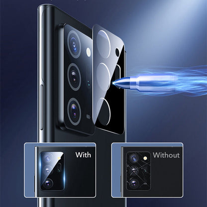 Techsuit achtercamera beschermfolie voor Samsung Galaxy Note 20 Ultra 5G N986 / Note 20 Ultra N985, gehard glas, zwart