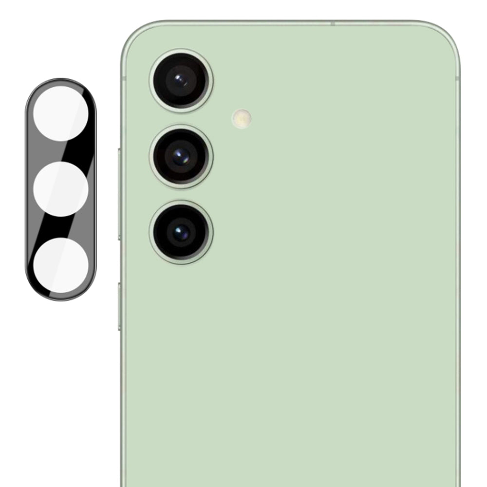 Techsuit Achtercamera Beschermfolie voor Samsung Galaxy S24 FE S721, Gehard Glas, Zwart