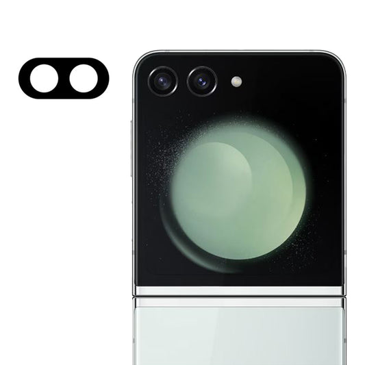 Techsuit Achtercamera Beschermfolie voor Samsung Galaxy Z Flip6 F741, Gehard Glas, Zwart