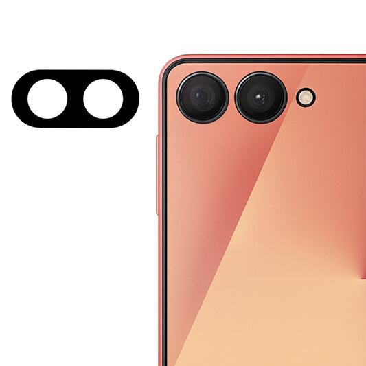 Techsuit Achtercamera Beschermfolie voor Samsung Galaxy Z Flip7 F766, Gehard Glas, Zwart