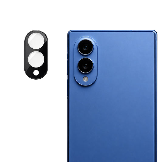 Techsuit Achtercamera Beschermfolie voor Samsung Galaxy Z Fold8 F976, Gehard Glas, Zwart