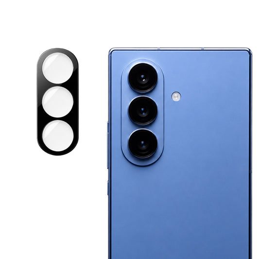 Techsuit Achtercamera Beschermfolie voor Samsung Galaxy Z Fold8 Ultra F971, Gehard Glas, Zwart