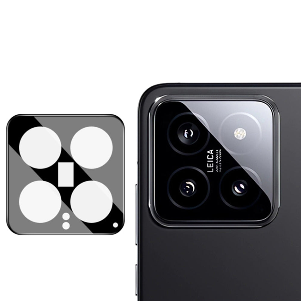 Techsuit Achtercamera Beschermfolie voor Xiaomi 14, Gehard Glas, Zwart