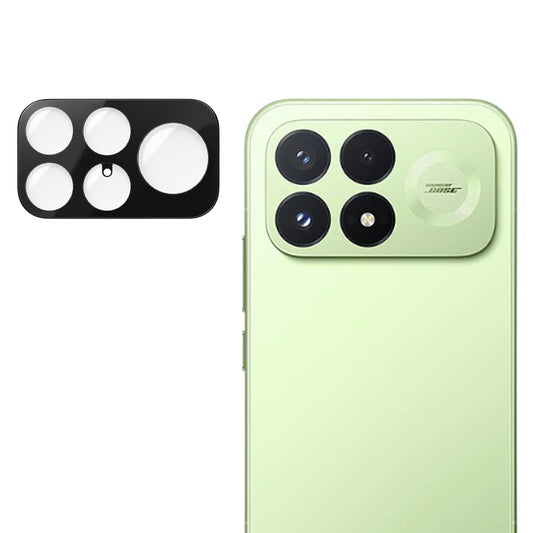Techsuit beschermfolie voor de achtercamera van de Xiaomi Poco F9 Pro, gehard glas, zwart