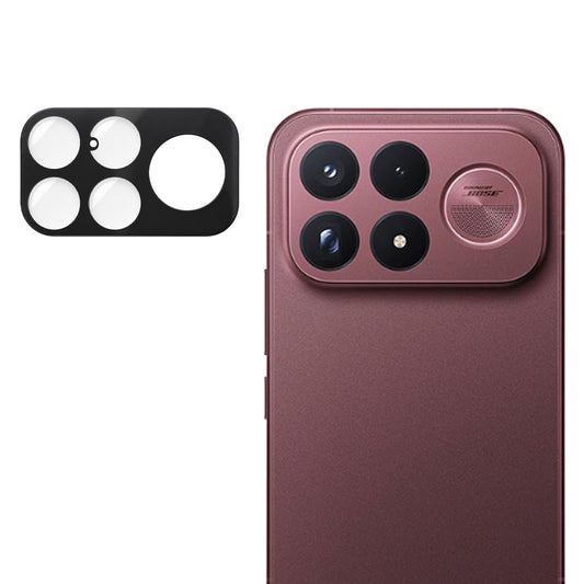 Techsuit beschermfolie voor de achtercamera van de Xiaomi Poco F9 Ultra, gehard glas, zwart