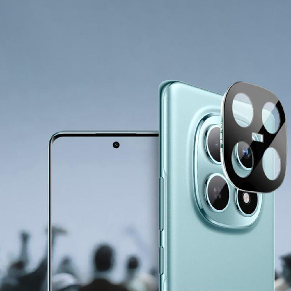 Techsuit Rear Camera Protection Film for Xiaomi Poco M8 / Redmi Note 15 5G, Tempered Glass, Black