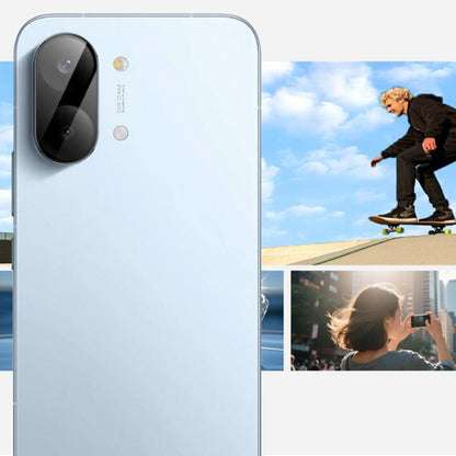 Beschermfolie Techsuit Achtercamera voor Xiaomi Poco X8 Pro Max, Gehard Glas, Zwart