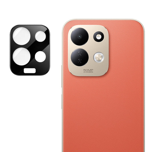 Techsuit Achtercamera Beschermfolie voor Xiaomi Redmi 17 5G / 17 4G, Gehard Glas, Zwart