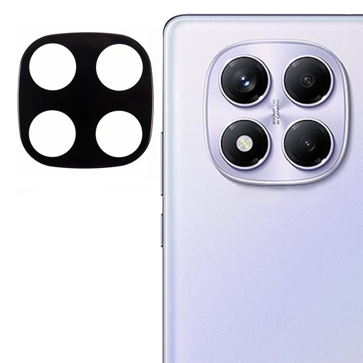 Techsuit Achtercamera Beschermfolie voor Xiaomi Redmi Note 14 Pro 4G, Gehard Glas, Zwart