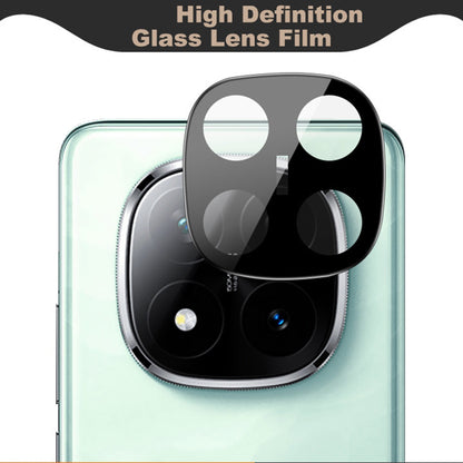 Techsuit Achtercamera Beschermfolie voor Xiaomi Redmi Note 14 Pro+ 5G, Gehard Glas, Zwart