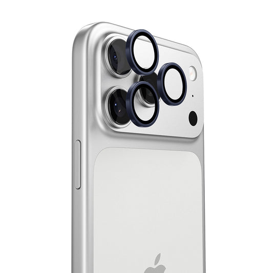 Torras Lensguard Achtercamera Beschermfolie voor Apple iPhone 17 Pro Max / 17 Pro, Gehard Glas, Blauw