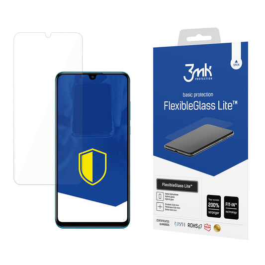 Screen Protector 3MK FlexibleGlass Lite voor Huawei P30 lite New Edition / P30 lite, Flexibel Glas, Volledig Gelijmd