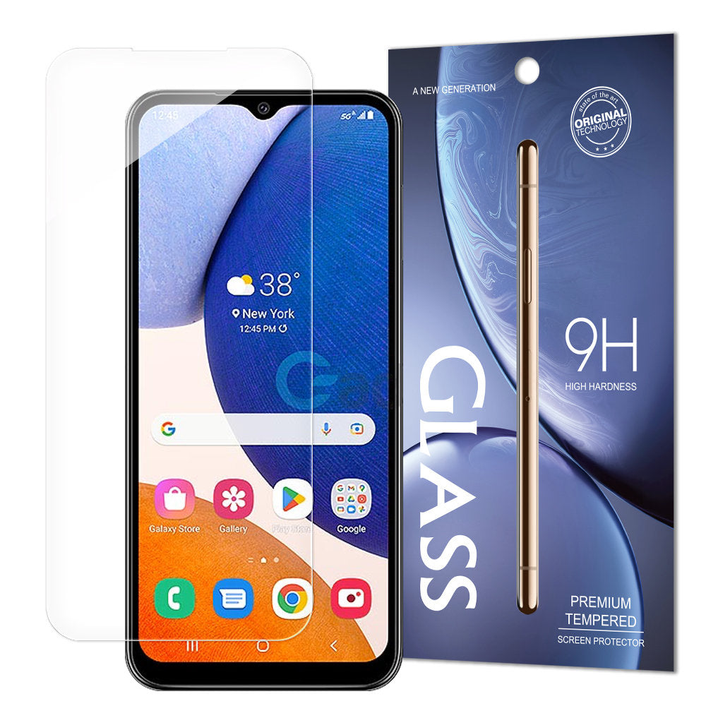 OEM Scherm Beschermer voor Samsung Galaxy A14 A145 / A14 5G A146, Glas Beschermd, Volledig Gelijmd 