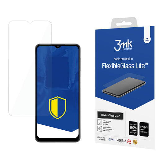 Screen Protector 3MK FlexibleGlass Lite voor Samsung Galaxy Note 20 5G N981, Flexibel Glas, Volledig Gelijmd 