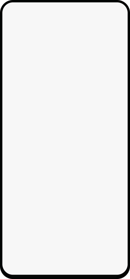 OEM schermbeschermfolie voor Samsung Galaxy A55 5G A556, gehard glas, full glue, 6D, zwart