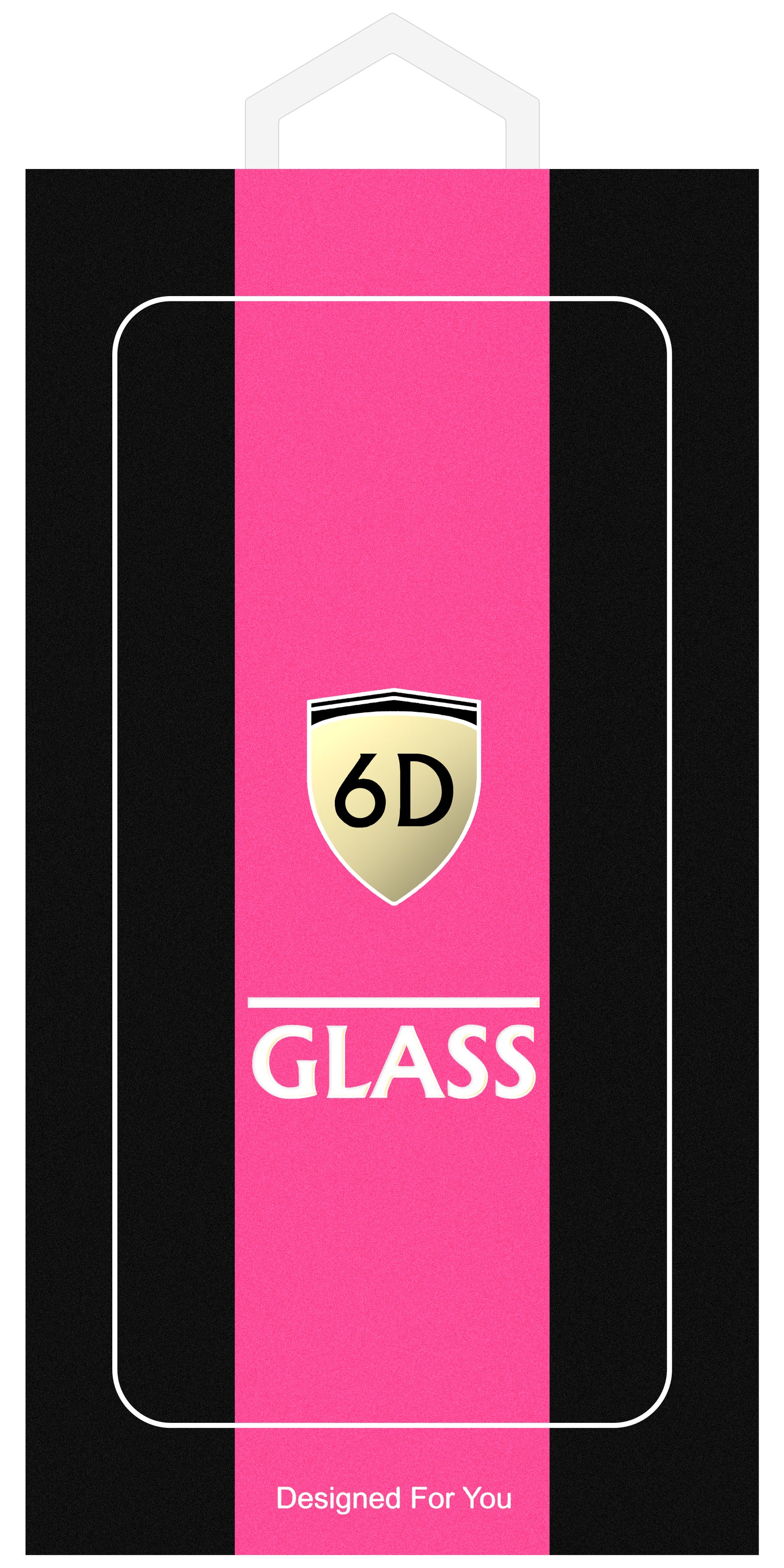 OEM Screen Protector for Samsung Galaxy Galaxy S21+ 5G G996, Glass Shield, Full Glue, 6D, Black 