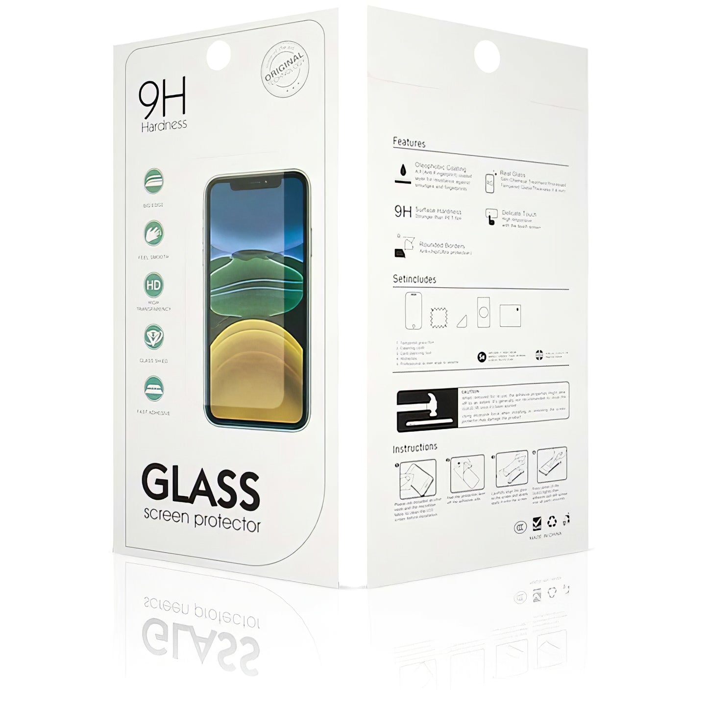 OEM Screen Protector for Xiaomi Redmi A3, Full Glue, 2.5D, 2.5D, Glass Shield