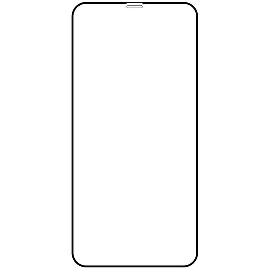 OEM-schermbeschermer voor Apple iPhone 12 Pro Max, afgeschermd glas, volledige lijm, 21D, zwart 