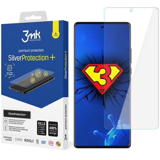 Schermbeveiligingsfolie 3MK Silver Protect+ voor Motorola Edge 30 Ultra, Plastic
