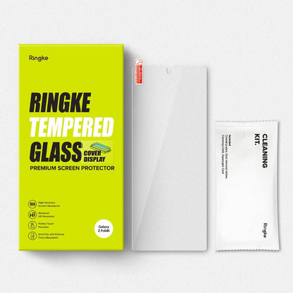 Ringke Cover Display Screen Protector for Samsung Galaxy Z Fold6 F956, Tempered Glass, AB Ultra Glue, Set of 2 pieces, 2.5D, Outer Screen