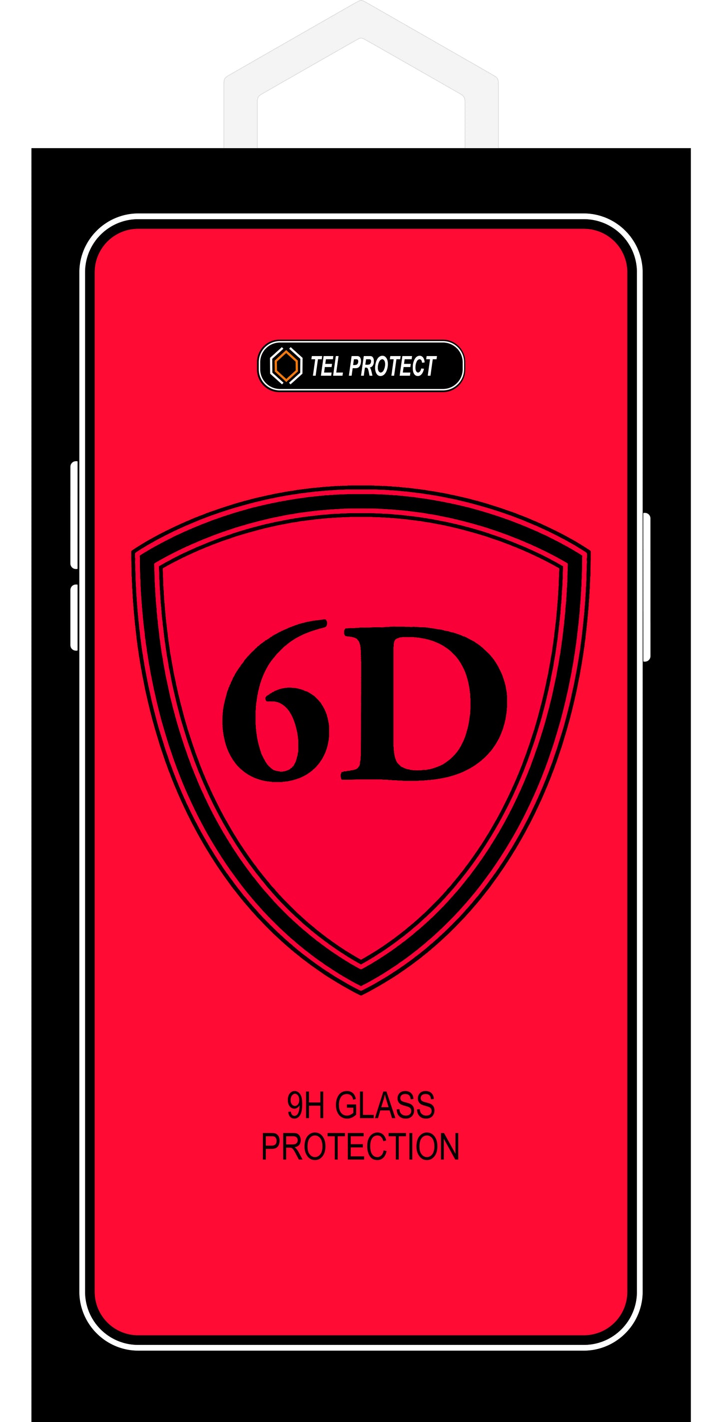 OEM schermbeschermfolie voor Samsung Galaxy A51 5G A516 / A51 A515, gehard glas, volledige lijm, 6D, zwart