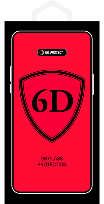 OEM schermbeschermfolie voor Samsung Galaxy A51 5G A516 / A51 A515, gehard glas, volledige lijm, 6D, zwart