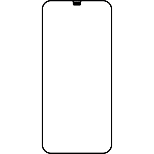 OEM Automatische Uitlijning Screen Protector voor Apple iPhone 12 Pro, Gehard Glas, Volledige Lijm, 5D, Zwart