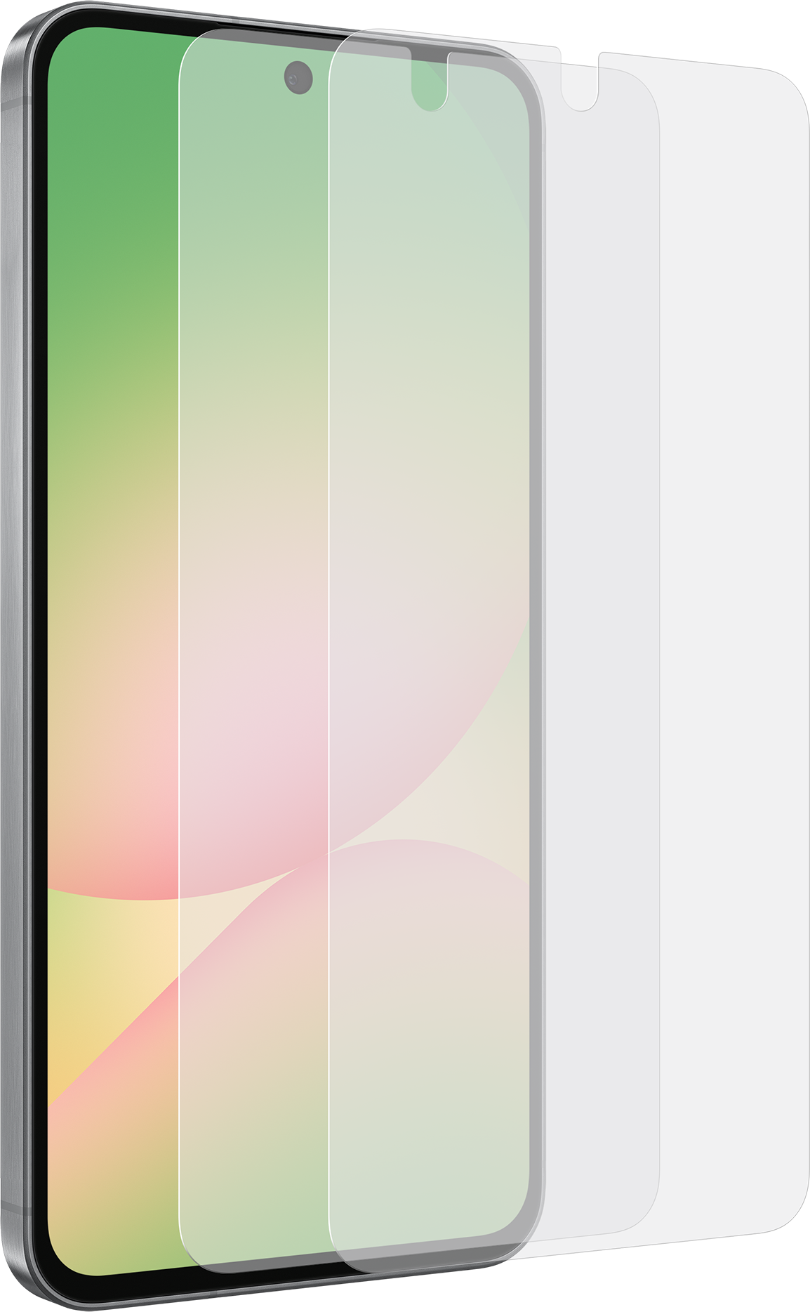 Schermbeschermfolie voor Samsung Galaxy A56 A566, Plastic, Set van 2 stuks EF-UA566CTEGWW